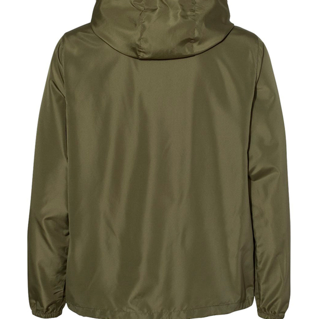 Army/ Black Zipper - BACK