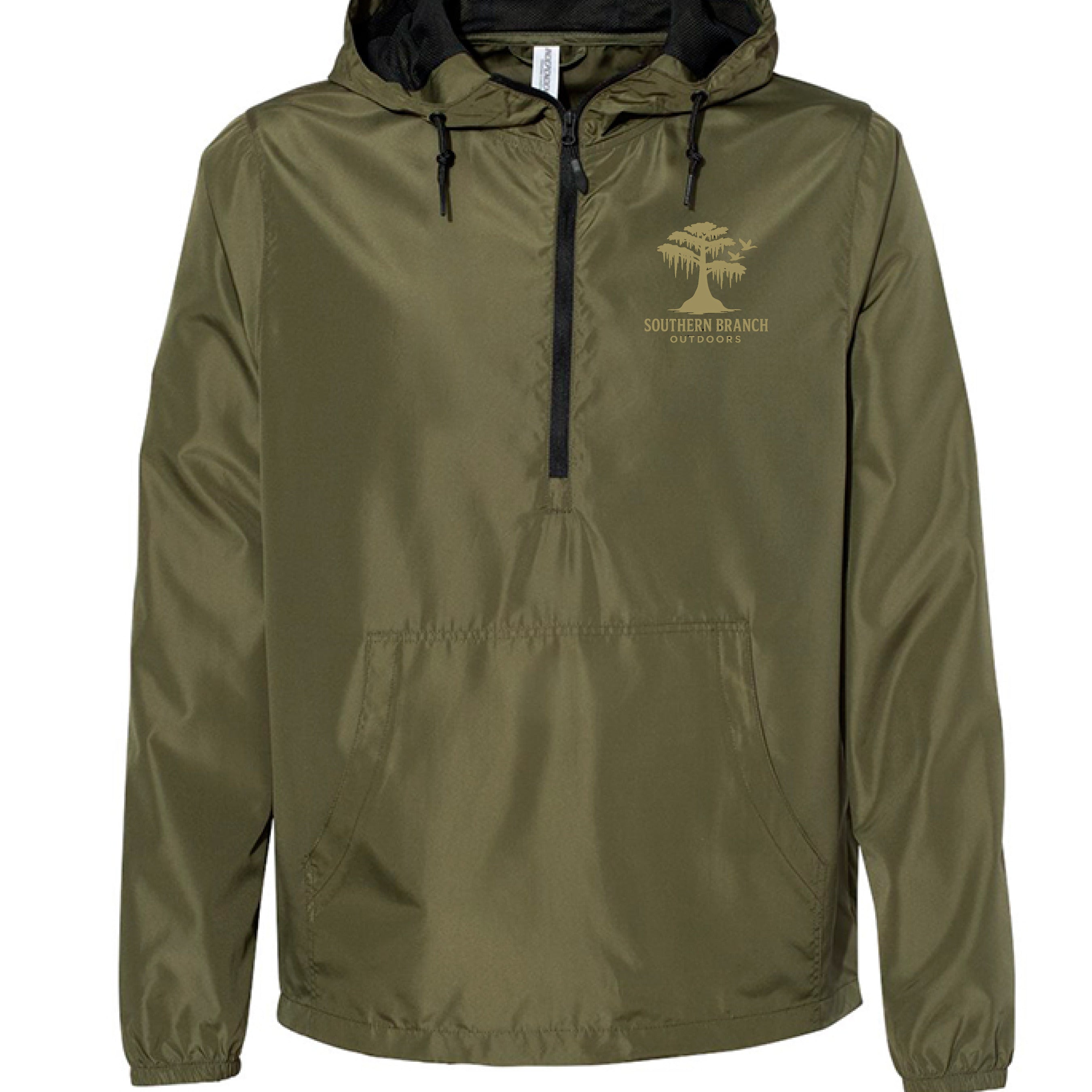 Army/ Black Zipper - FRONT